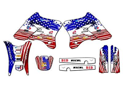 2003-2004 WR 450 F MERICA Usa Senge Graphics Kit Compatible With Yamaha • $169.99