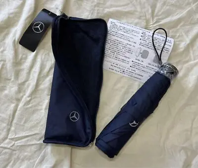 Mercedes Benz Folding Umbrella Navy Not Sold In Store • $76.98