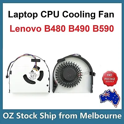 Laptop CPU Cooling Fan For Lenovo B480 B485 B490 B580 E49 B590 M490 M495 V480 • $10