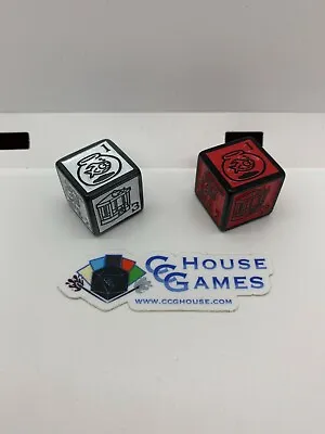 Munchkin Quest - Jumbo Dice Set Of 2 Red & White New! Steve Jackson *CCGHouse* • $24.99