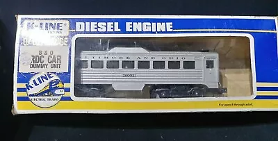 K-Line Diesel Engine 0/027 Gauge B&O RDC Car Dummy Unit K-26002 • $189