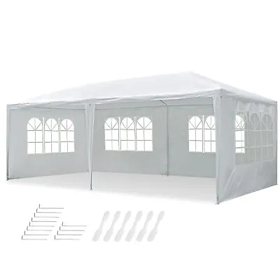 10'x20' Outdoor Party Tent Canopy Wedding Pavilion Marquee Cater Event 6 Walls • $121.90