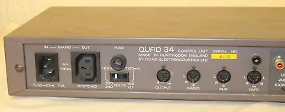 Quad 34 Pre-amp Control Unit Serviced • £220