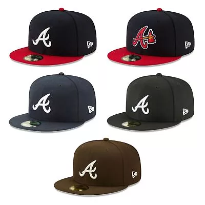 MLB NEW ERA Atlanta Braves ATL Game Authentic Hat 59FIFTY Fitted Baseball Cap • $23.99