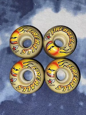 Powell / Brigade Very Rare Fireball Skateboard Wheels Late 1990s Early 2000s • $66