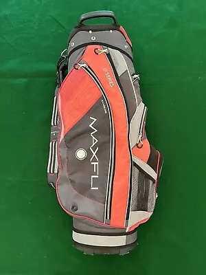 Maxfli 4.0 U Series 15 Way 11 Pocket Golf Cart Bag . Black/Gray. No Rain Hood. • $59.46