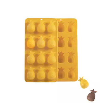 Pineapple Fruit Chocolate Mold Candy Jelly Silicone Mould Wax Melt Ice Cube Fun  • £3.25