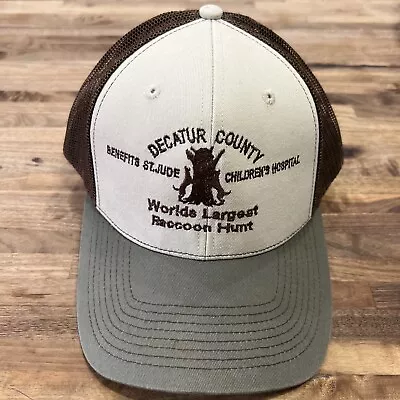 Decatur County World Largest Raccoon No Kill Hunt Tennessee Hat Cap New • $14.99