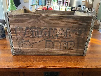 National Bohemian Beer Bottle Crate Natty Boh & Mr. Pilsner Circa 1940s (2nd) • $45