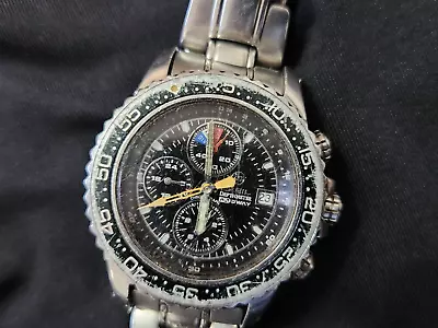 Vintage Breil Depthmeter Chronograph Watch • $9.99