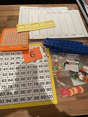 Children Kids Primary School Maths Revision Pack - Counting Cubes Number Boards • £1.95