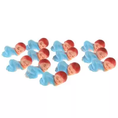 24pcs Mini Plastic Sleeping Babies Baby Shower Party Decor My Water Broke Game • £8.02