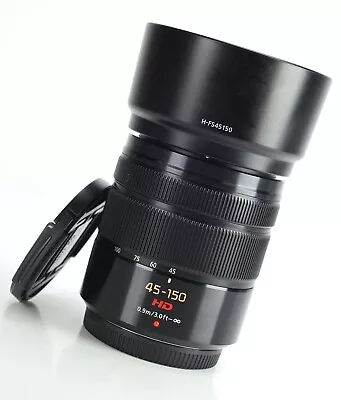 Panasonic Lumix 45-150mm F4-5.6 G Vario ASPH Mega O.I.S. HD Zoom Lens Micro 4/3 • £129.99