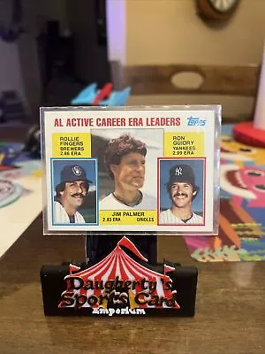 1984 Topps #717 Jim Palmer Rollie Fingers Ron Guidrey Orioles Brewers Yankees • $1.90