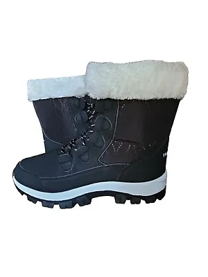 Hicooer Snow Boots Black & White NWOT Womens  Size 41/10.5  C1316 • $60