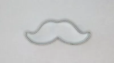 3 7/8  Mustache Cookie Cutter Tin Steel Birthday Party Baby Shower Gender Reveal • $2.75