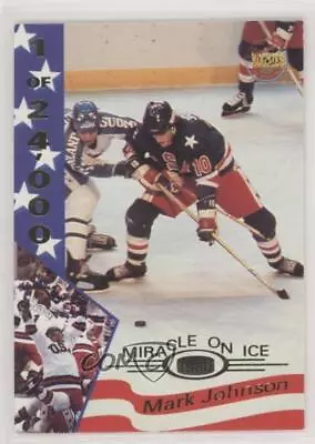 1995 Signature Rookies Miracle On Ice 1980 /24000 Mark Johnson #18 • $3.99