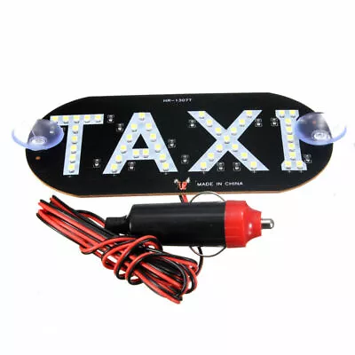 $9.99 • Buy 45 LED Cab Taxi Roof Logo Light Vehical Inside Windscreen Auto Lamp Blue DC 12V 