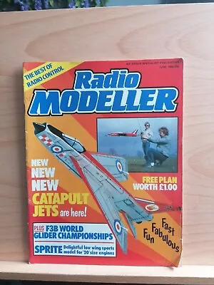 Radio Modeller Magazine June 1985 Includes Plan H S Gnat • £2