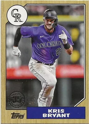 COLORADO ROCKIES 2022 Topps Update MASTER TEAM SET W/ Insert Kris Bryant+ • $5.49