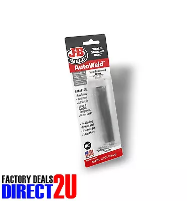 $20.95 • Buy JB Weld TankWeld Steel Reinforced 28g Epoxy Putty Stick J-B Weld #8217