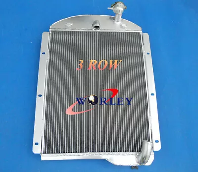 3 Row Aluminum Radiator FOR Chevy PickUp Trucks 1941-1946 41 42 43 44 45 46 MT • $255