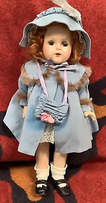 Vintage Madame Alexander Composition Doll Princess Elizabeth 15” Original Outfit • $250