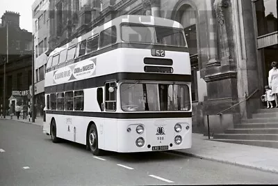 35mm Negative Sheffield Daimler Fleetline Park Royal 988 AWB988B 1966 • £4.97