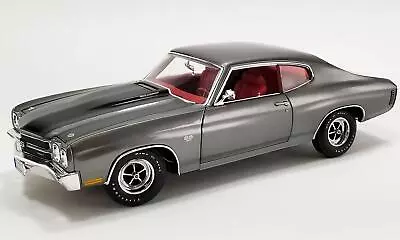 New Acme 1:18 Scale 1970 Chevrolet Chevelle LS6 (Shadow Grey) A1805523 • $136.99