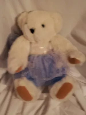 VERMONT TEDDY BEAR  Good Wishes  Plush Jointed Stuffed Animal Fairy Angel Wings • $24.99