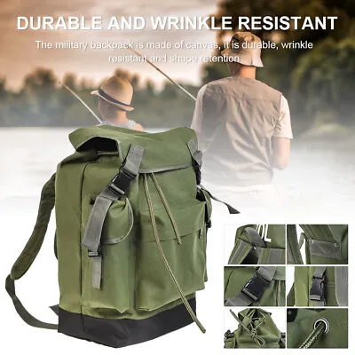 70L Fishing Gear Bag Backpack Waterproof Fishing Lures Reel Tackle Storage Bag • $36.95