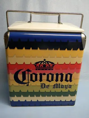 Rare New Corona Cinco De Maya Rainbow Pride Beer Metal Cooler & Bottle Opener • $99.99