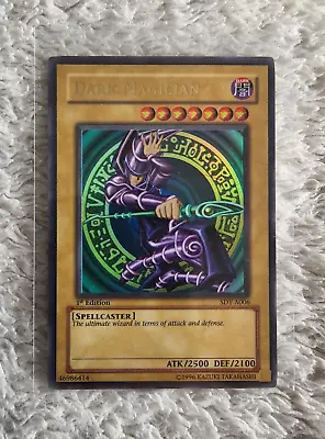 Yugioh Card - Dark Magician - SDY-A006 - Ultra Rare 1st Edition  • $115