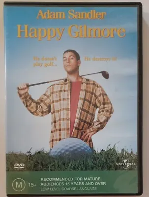 $6.95 • Buy Happy Gilmore DVD VGC Region 4 Adam Sandler Comedy Free Postage