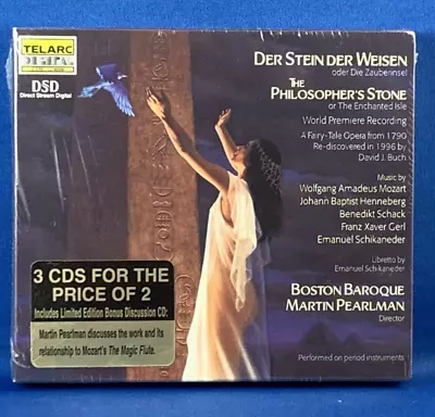 Der Stein Der Weisen The Philospher's Stone 3 CD Set Martin Pearlman NEW SEALED • $19.95