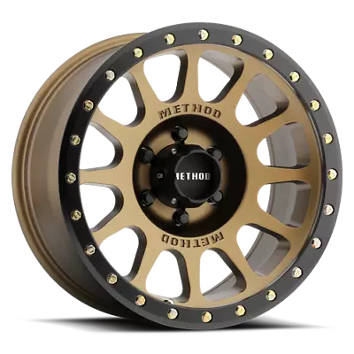 4 New 17X8.5 0 6-139.7 Method MR305 NV Bronze/Black Street Loc Wheels 17  48619 • $1280