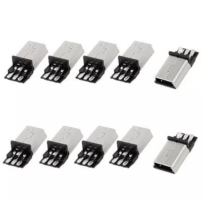 10 Pcs Mini USB 5Pin Type B Male Connector PCB Mount Solder Jack • $6.42