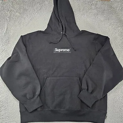 Supreme Box Logo Hooded Sweatshirt Black Hoodie FW23 2023 Sizes Small - 2XL • $254.99