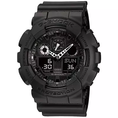 Casio G-SHOCK 55mm Duo Chrono Men's Watch - GA100-1A1 • $231