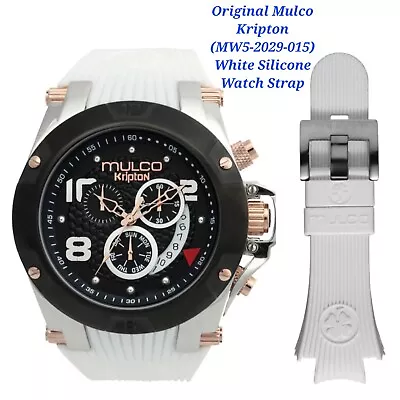 Silicone Watch Strap For Mulco Kripton MW5-2029-015 White • $45
