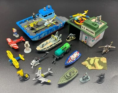 £7.99 • Buy Micro Machines Vintage Galoob 20pc Bundle Military Boats Train Helicopters 🚁