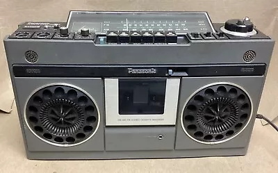 Vintage 1980s Panasonic AM FM Radio Cassette Player RS-466S Boombox Parts Only! • $19.99