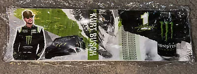 Monster Energy Drink Kurt Busch #1 Race Car Driver Racer Sticker 10x4 • $49.99