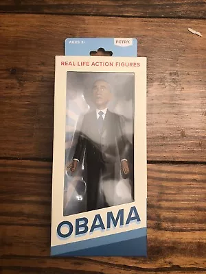 BARACK OBAMA ACTION FIGURE 6  Doll Suit Tie FCTRY Urban Vinyl Post-President  • $50