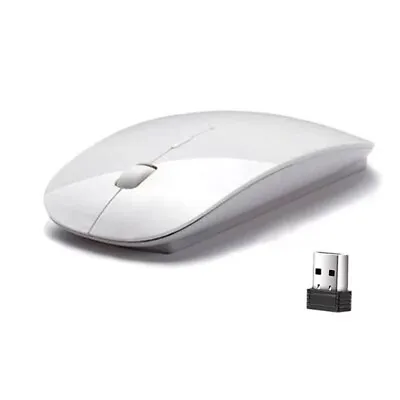 2.4GHz USB Wireless Optical Mouse Mice For Apple Mac Macbook Pro Air PC White • $5.95