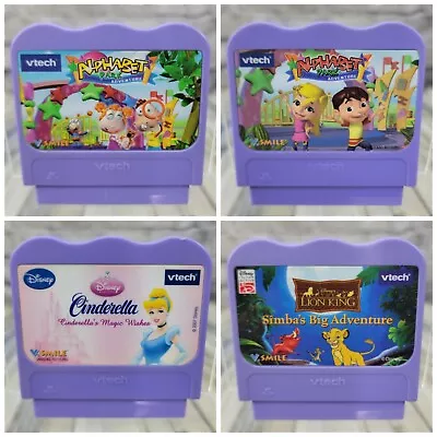 $19.89 • Buy VTech V.Smile Learning Content System Video Game Cartridges Lot Of 4 V Smile