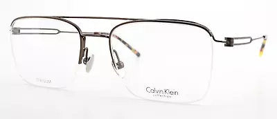 CALVIN KLEIN COLLECTION Glasses Titanium CK8062 223 Square Pilot Mens Japan Case • £141.11