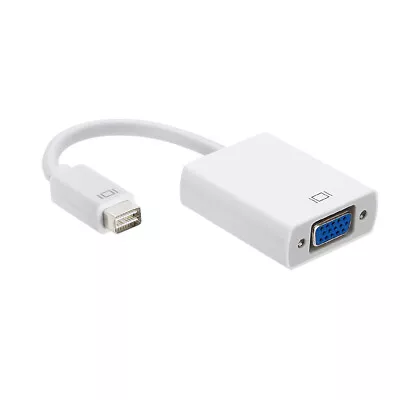 Mini DVI Male To VGA Female Adapter 6-in Video Cable Converter Apple MacBook • $9.69