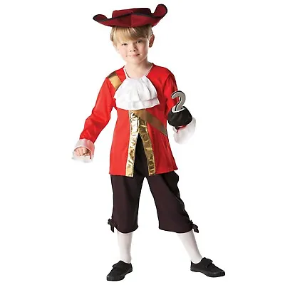 Captain Hook Boys Costume Child Jake And The Never Land Pirates Disney Peter Pan • $49.95