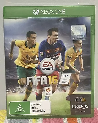 Xbox One Game FIFA 16 AUS PAL G EA Sports Soccer Legends VGC • $10